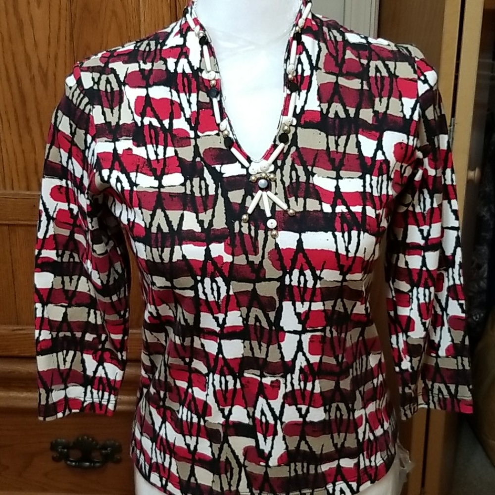 Ruby Road knit blouse